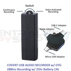 USB audio recorder w/ 25 hour battery