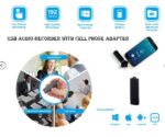 USB Audio Recorder 288 Hours with Phone Adapter - Image 2