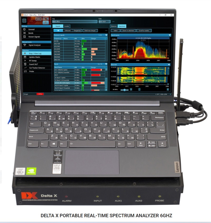 deltax.jpg Delta X Portable Real-time Spectrum Analyzer 6Ghz - Image 1