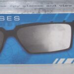 Big Rear View Anti-Track Sun glasses UV Behind Mirror Security