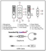 LawMate AR-100 - Keychain Audio Recorder - w/ Voice Activation - Image 3