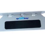 Airplane window tray for traveling